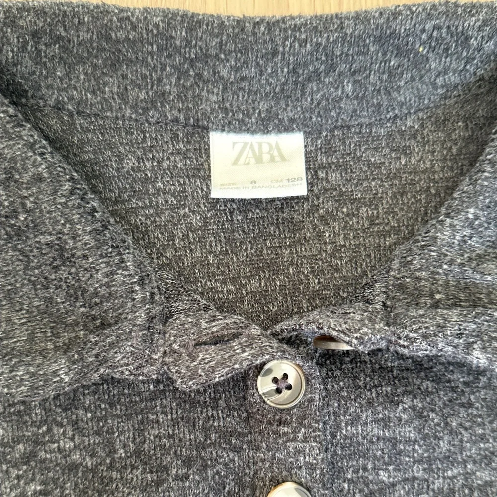Zara Cozy Black gray Kids Set costume
